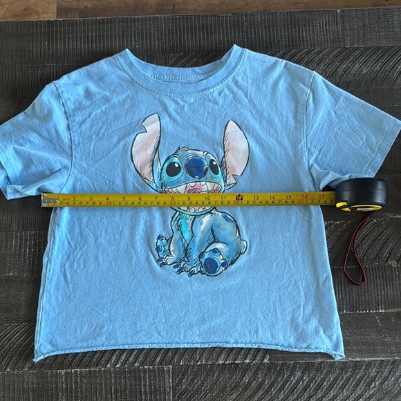 Disney Blue Stitch Crop Top - Picture 4 of 4